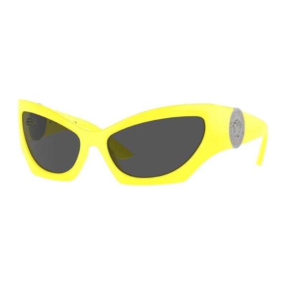 NEW VERSACE SUNGLASSES YELLOW WOMEN EYEWEAR